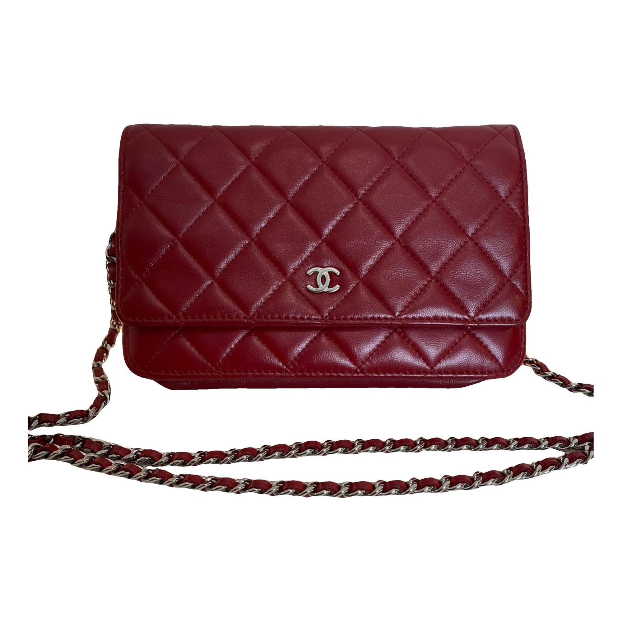 Wallet On Chain Timeless/Classique leather crossbody bag