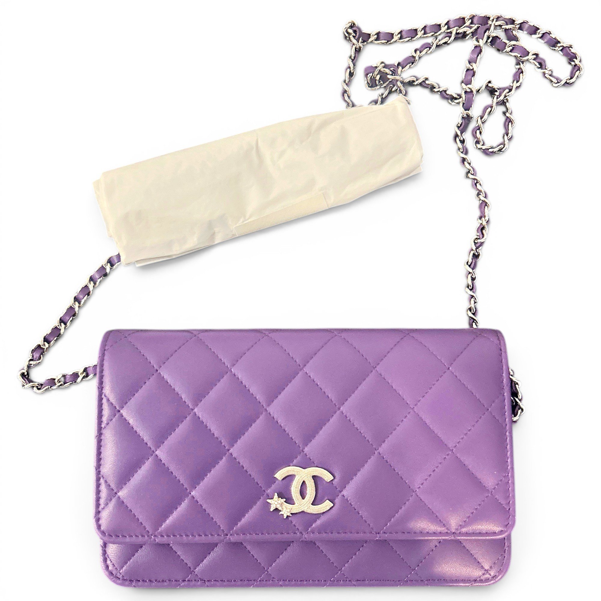 Wallet On Chain Timeless/Classique leather crossbody bag