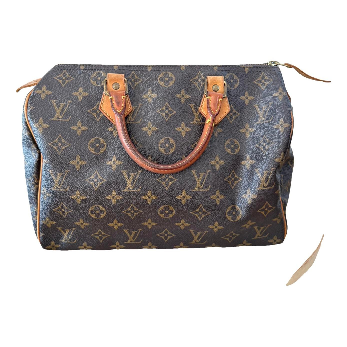Speedy leather handbag