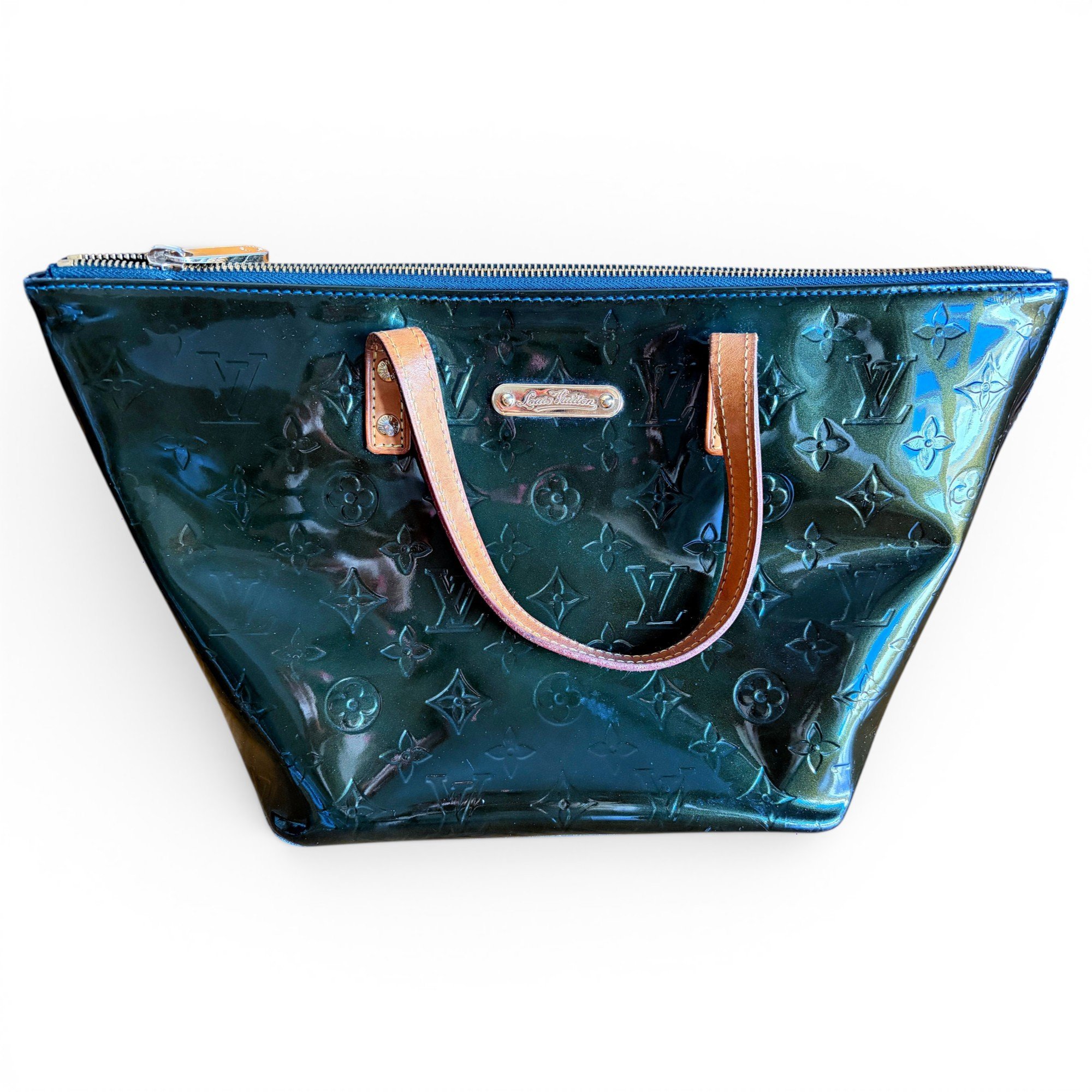 Bellevue patent leather handbag