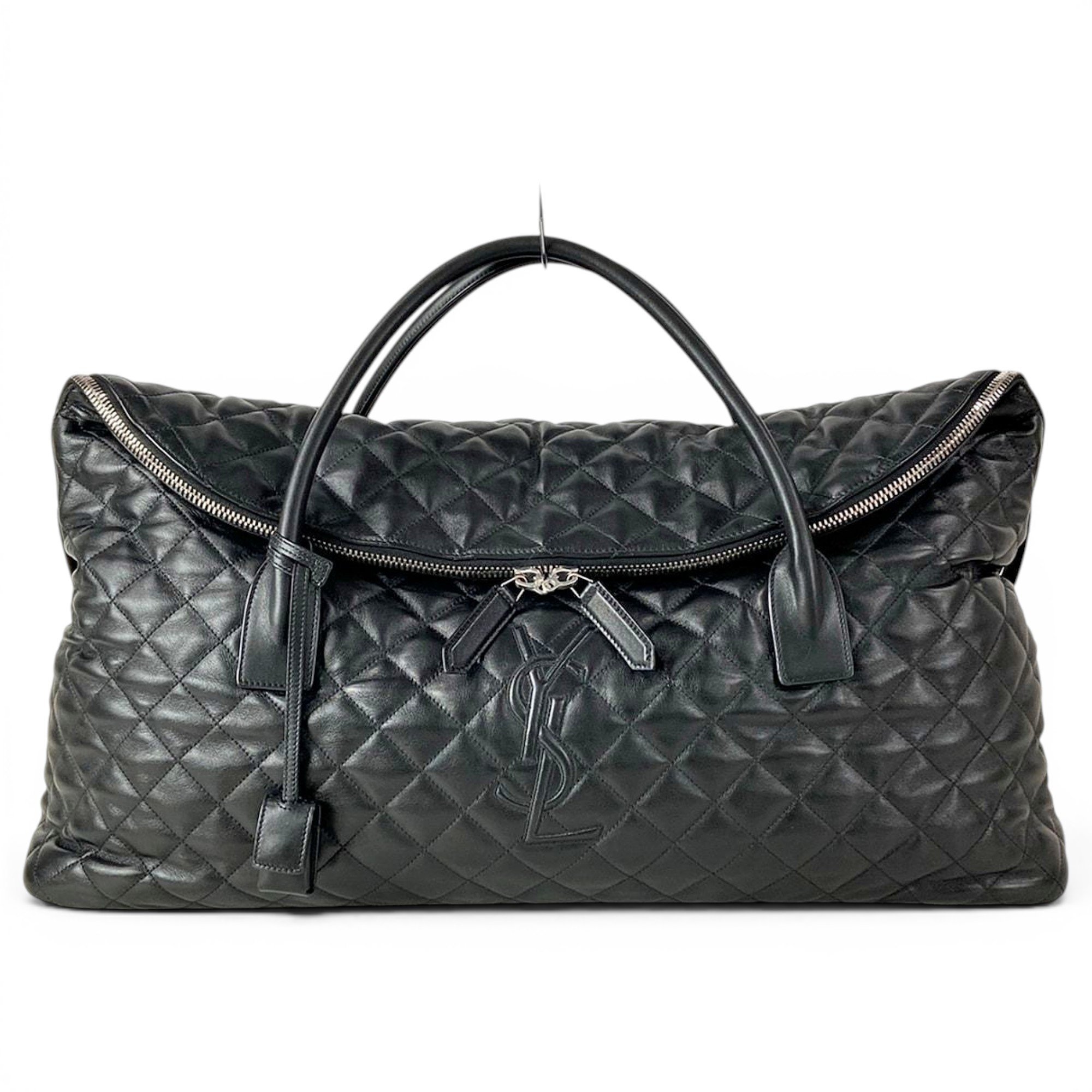 Leather travel bag