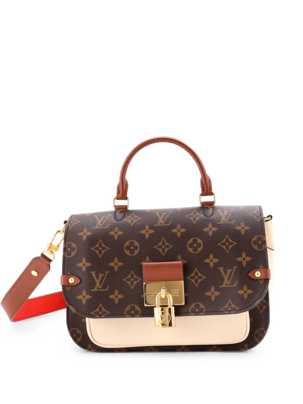 Vaugirard Handbag Monogram Canvas with Leather satchel