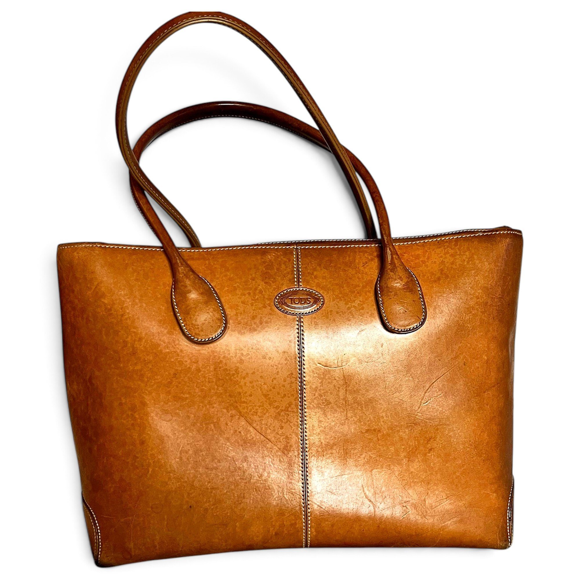 Leather handbag