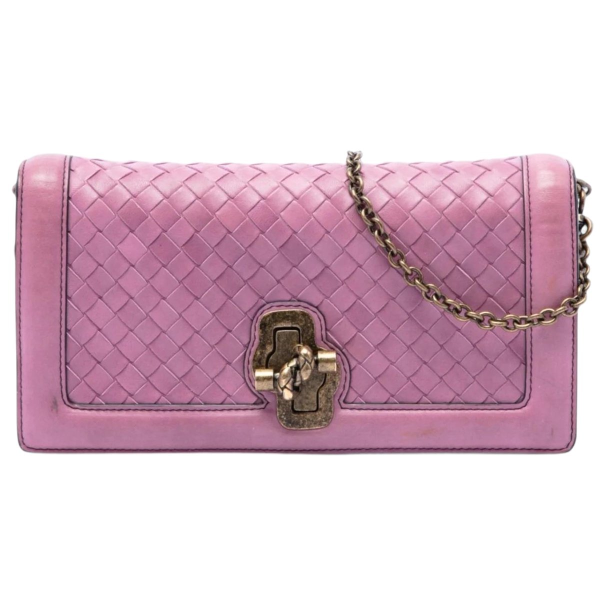 Knot leather handbag