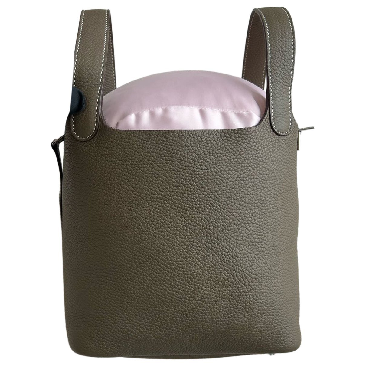 Picotin leather tote