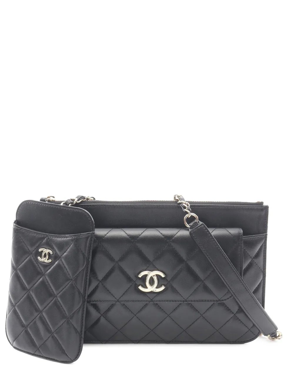 2020 CC Quilted Lambskin Multi-Pochette crossbody bag
