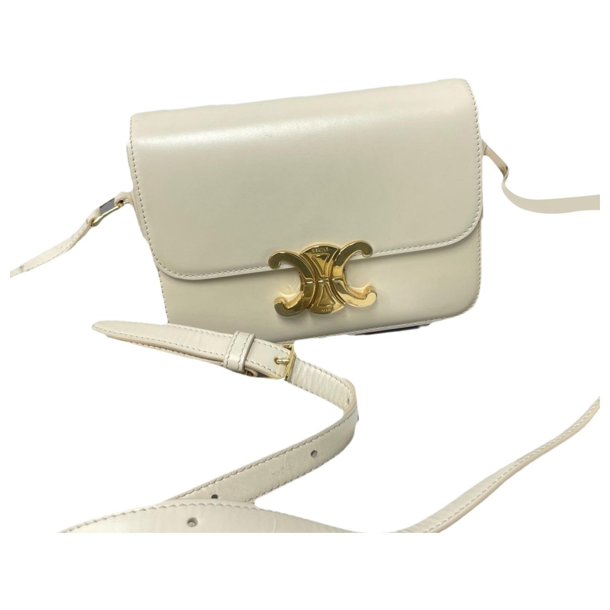Triomphe leather handbag