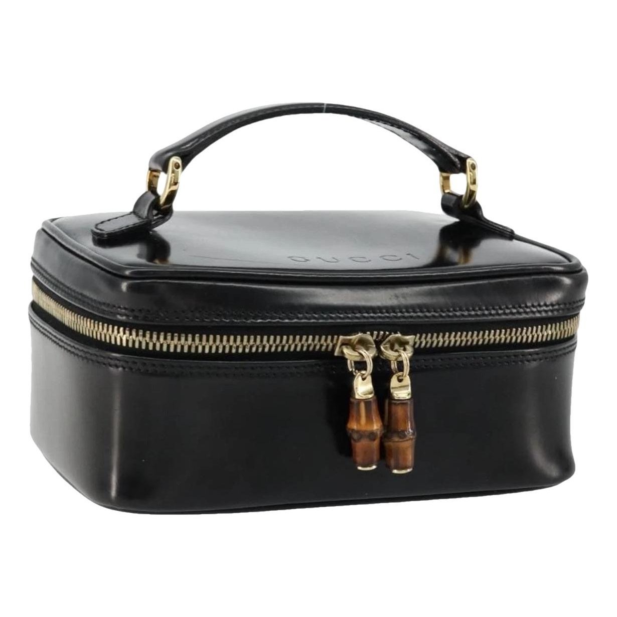 Patent leather handbag