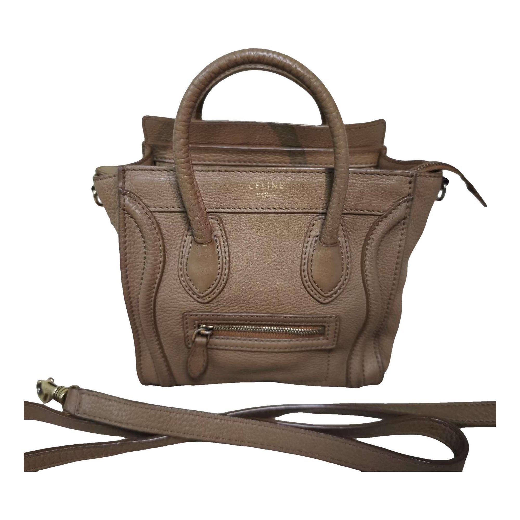 Nano Luggage leather handbag