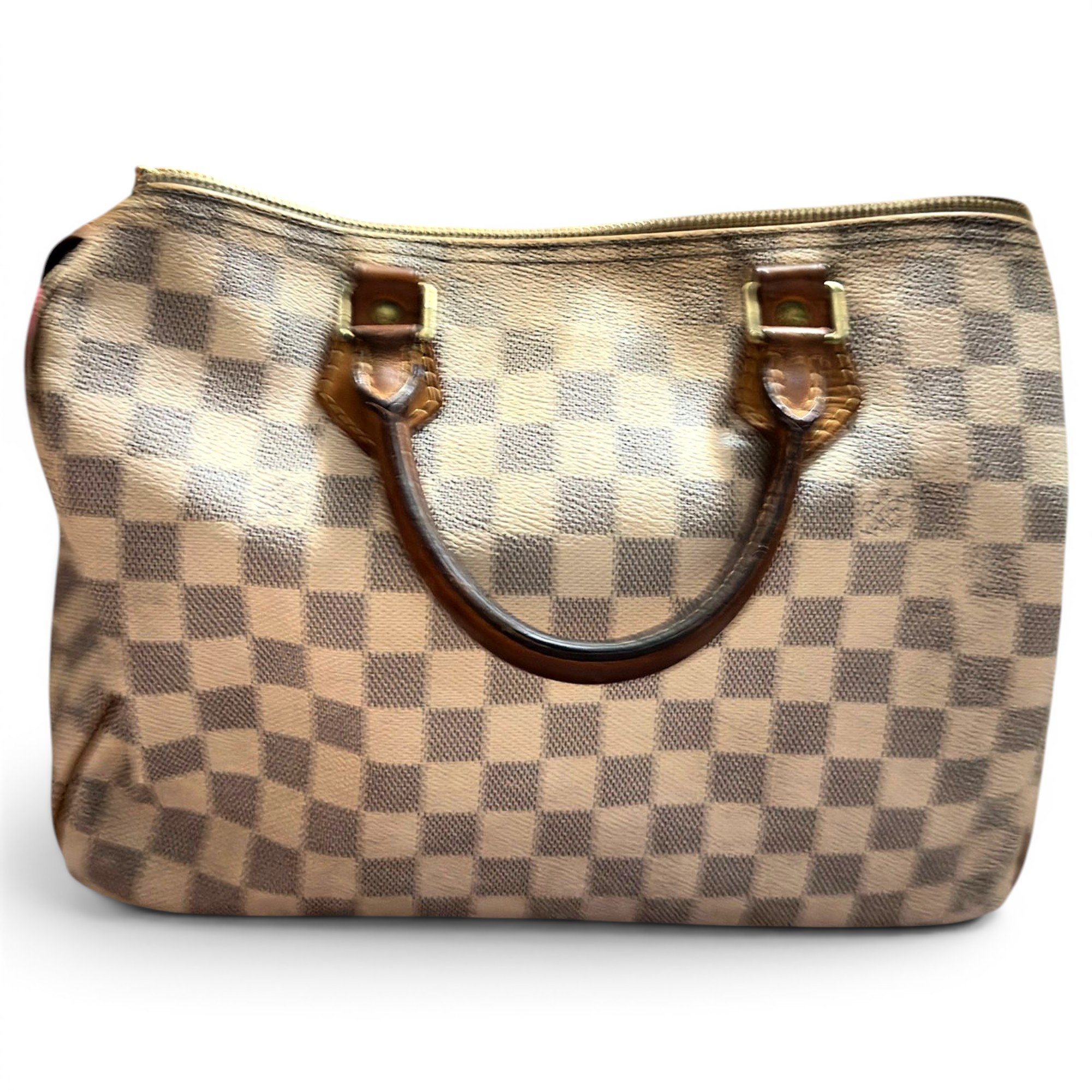 Speedy leather handbag