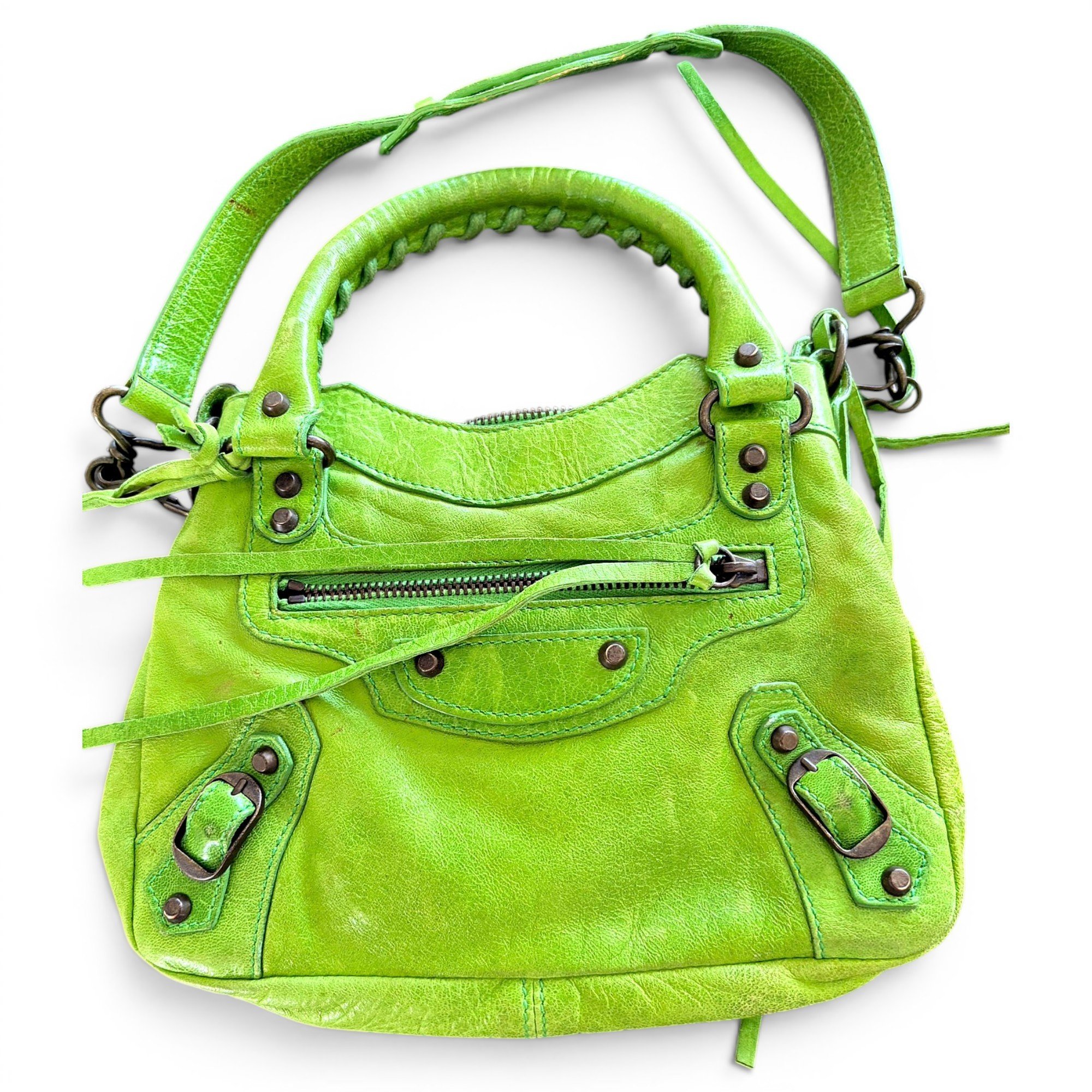 Leather handbag