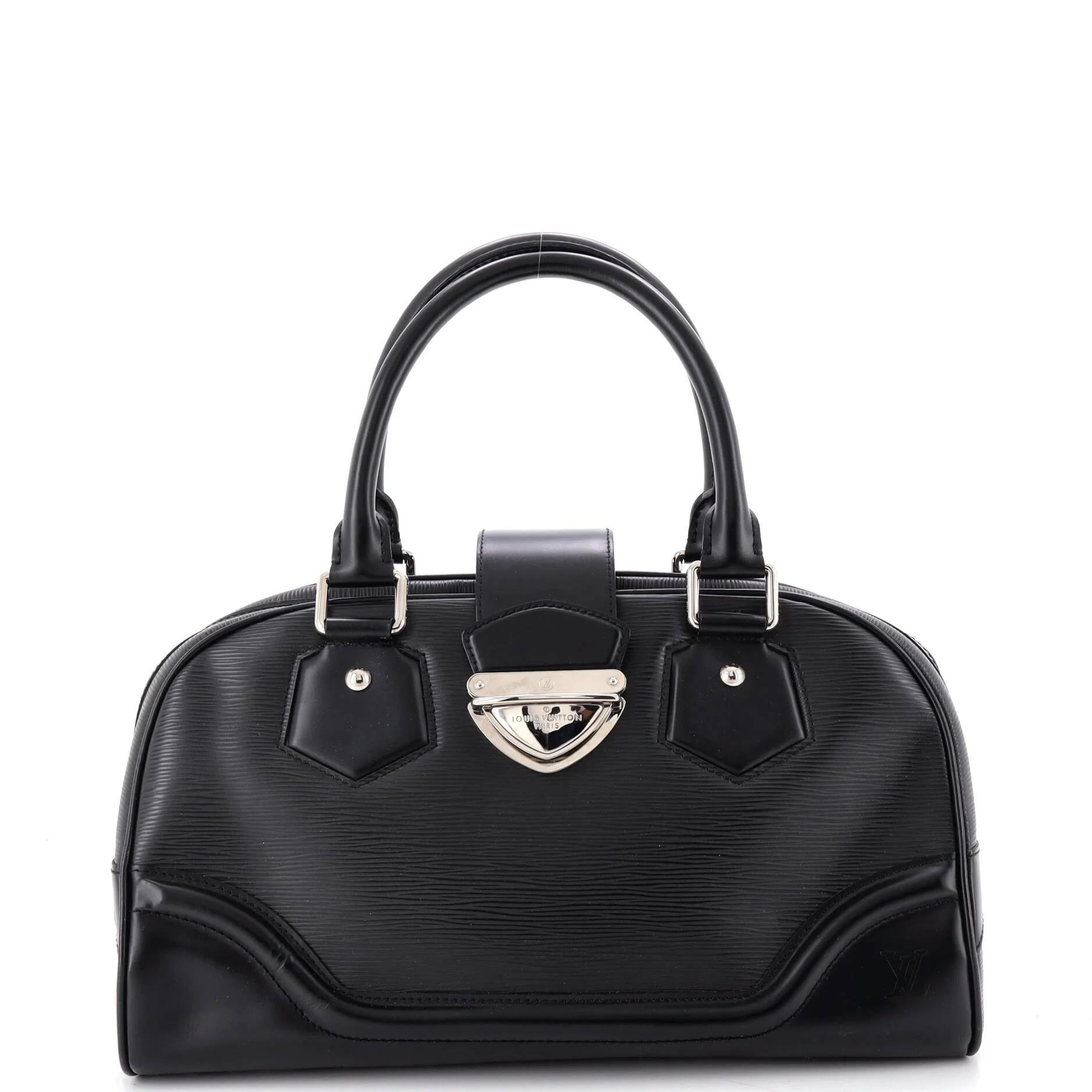Leather bowling bag