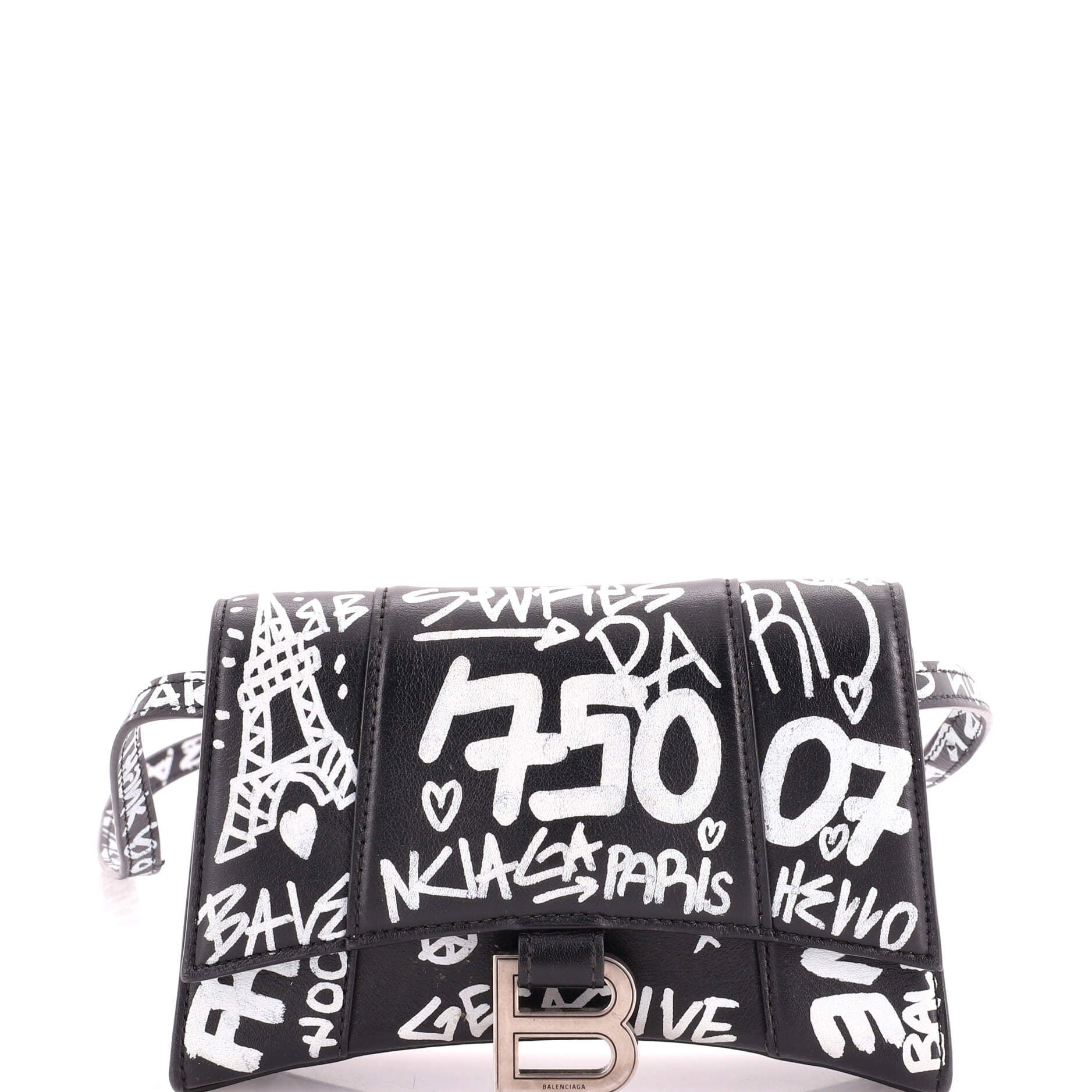 Hourglass Belt Bag Printed Leather XS