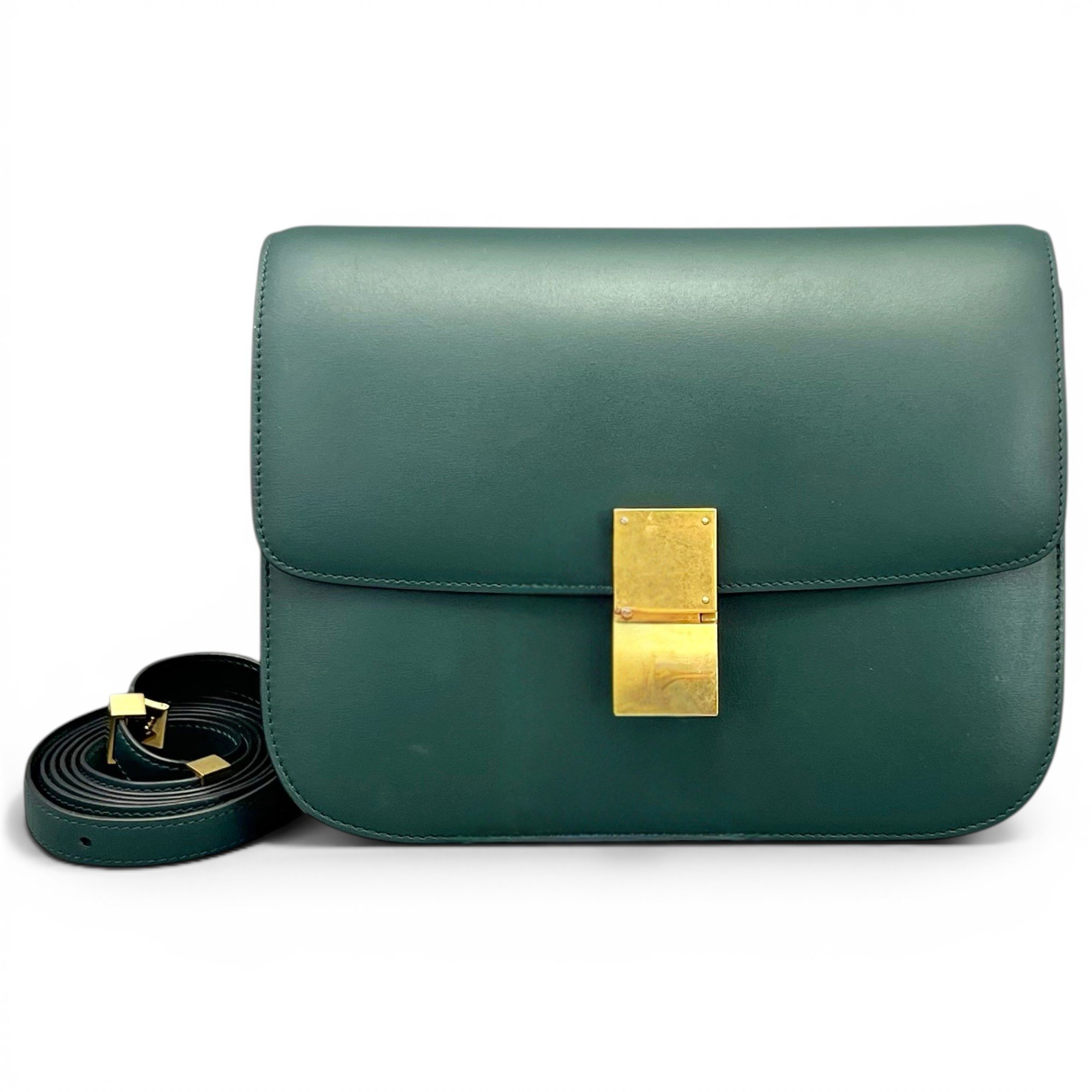 Classic leather handbag