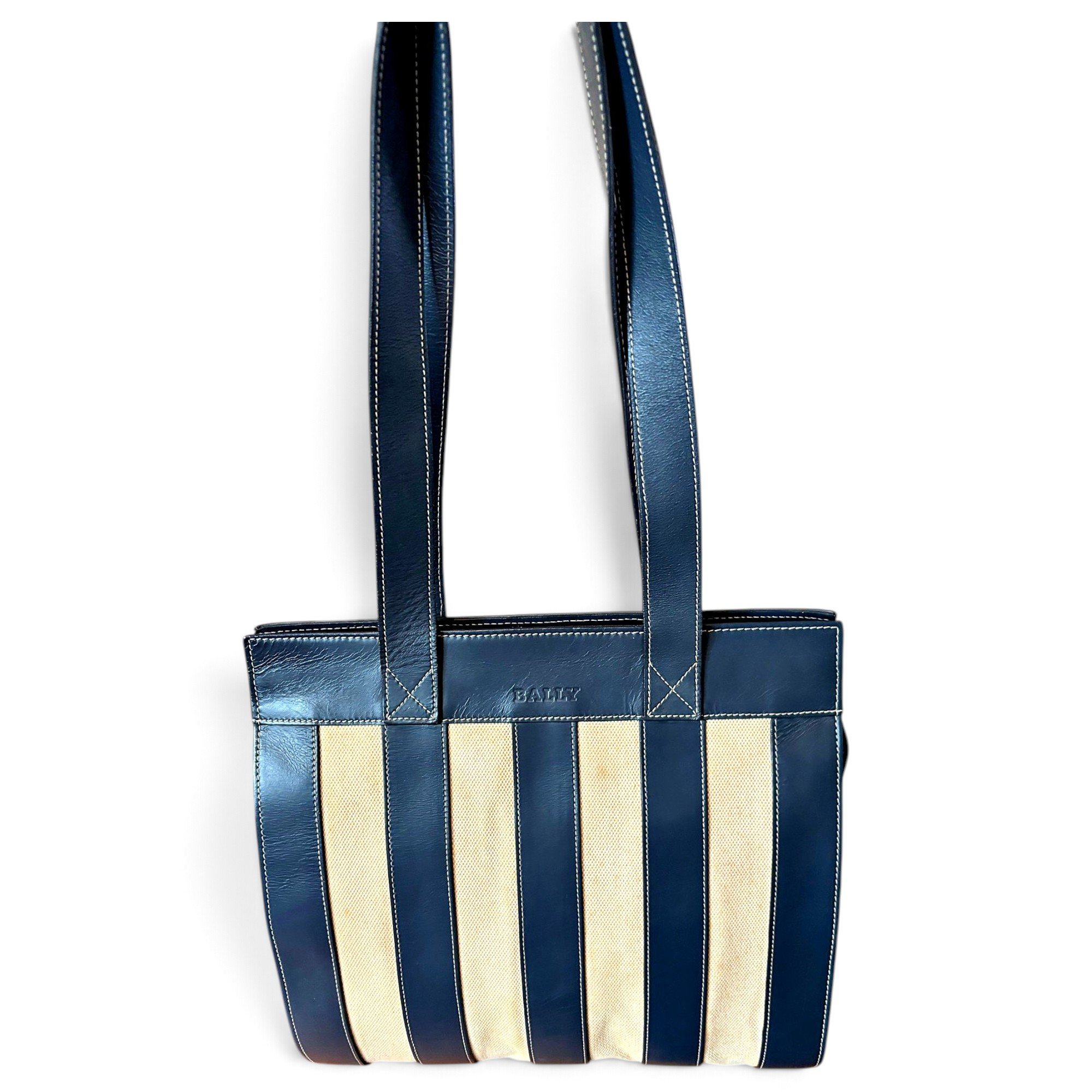 Leather tote