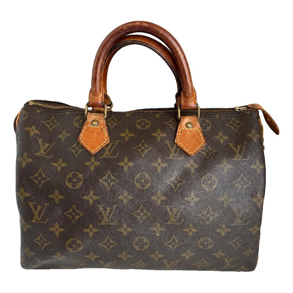 Speedy leather handbag