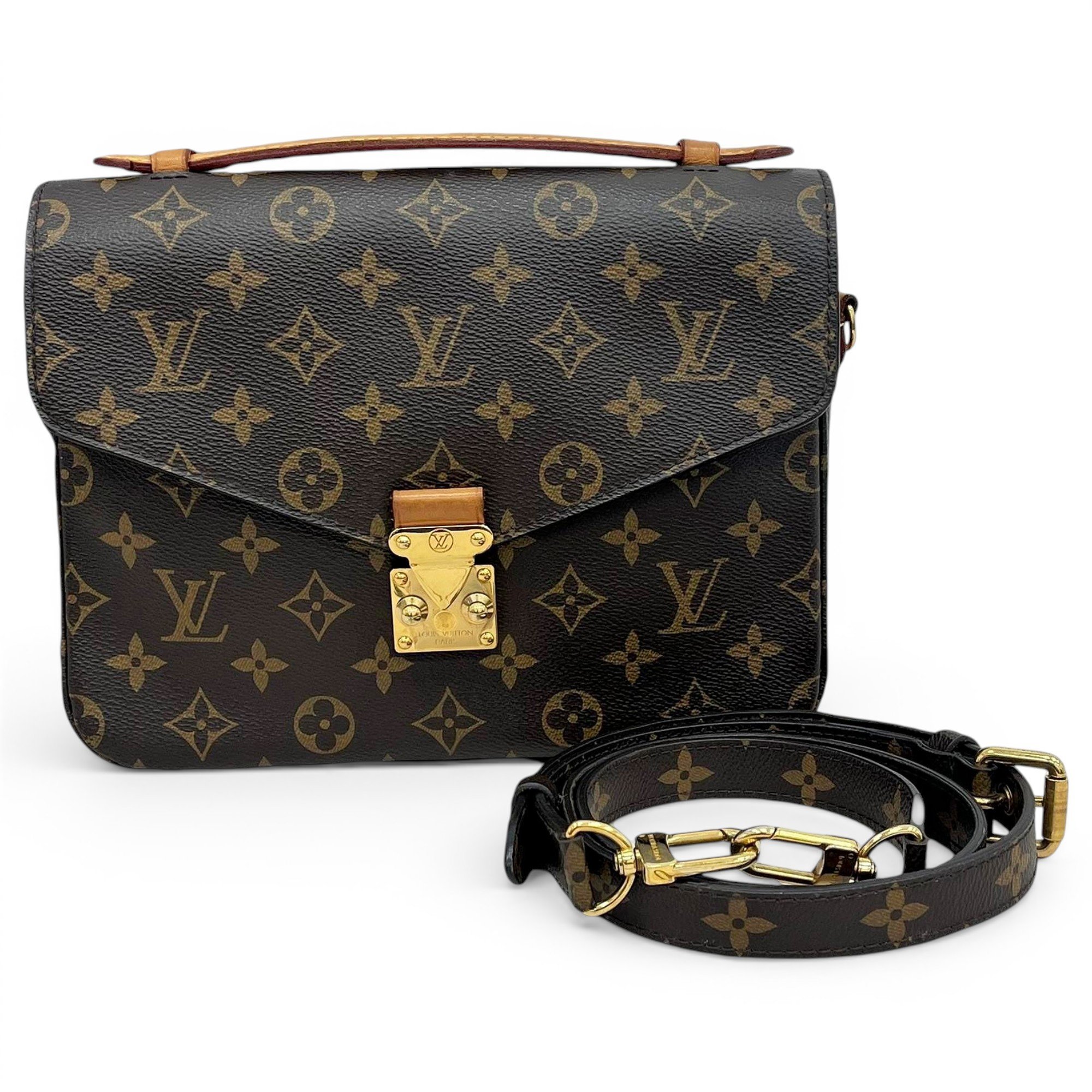Metis leather handbag