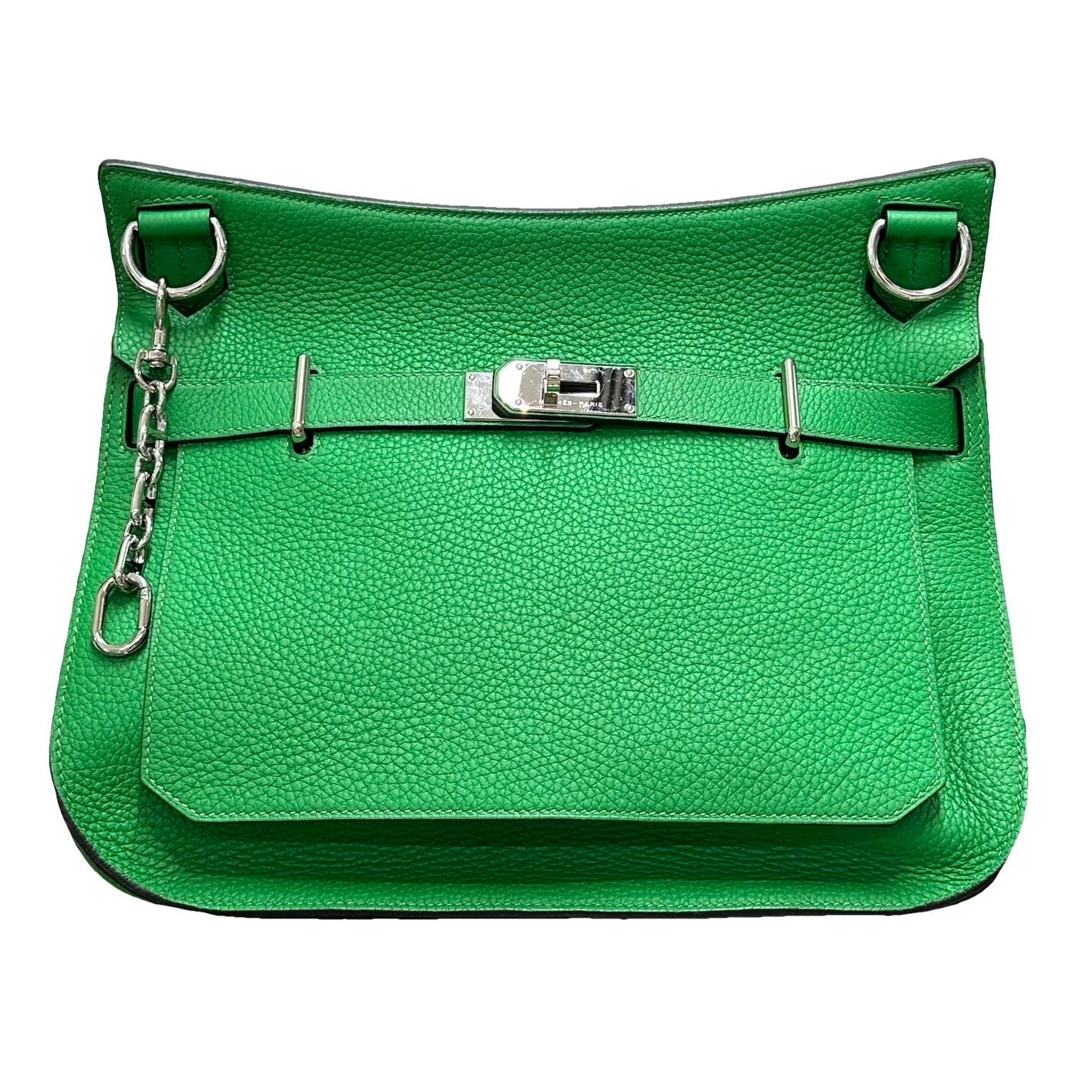 Hermes Jypsiere leather handbag