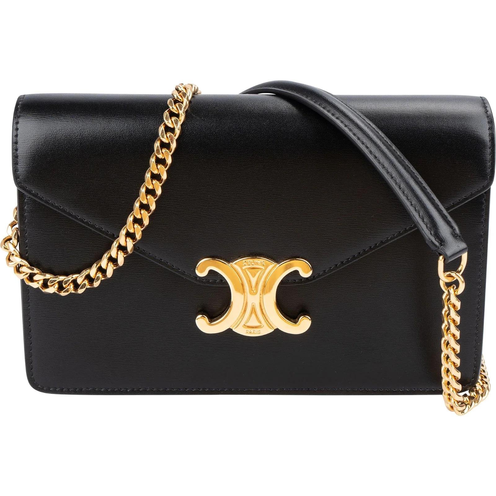 Triomphe leather crossbody bag