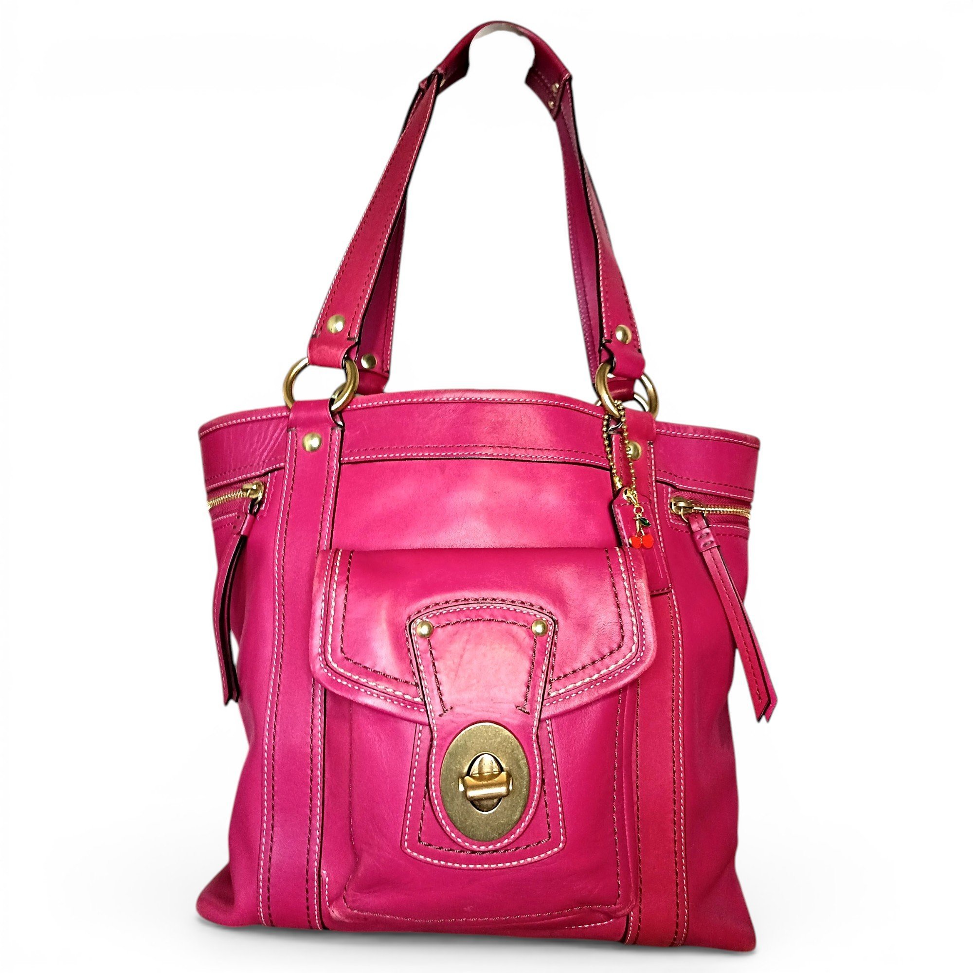 Leather tote