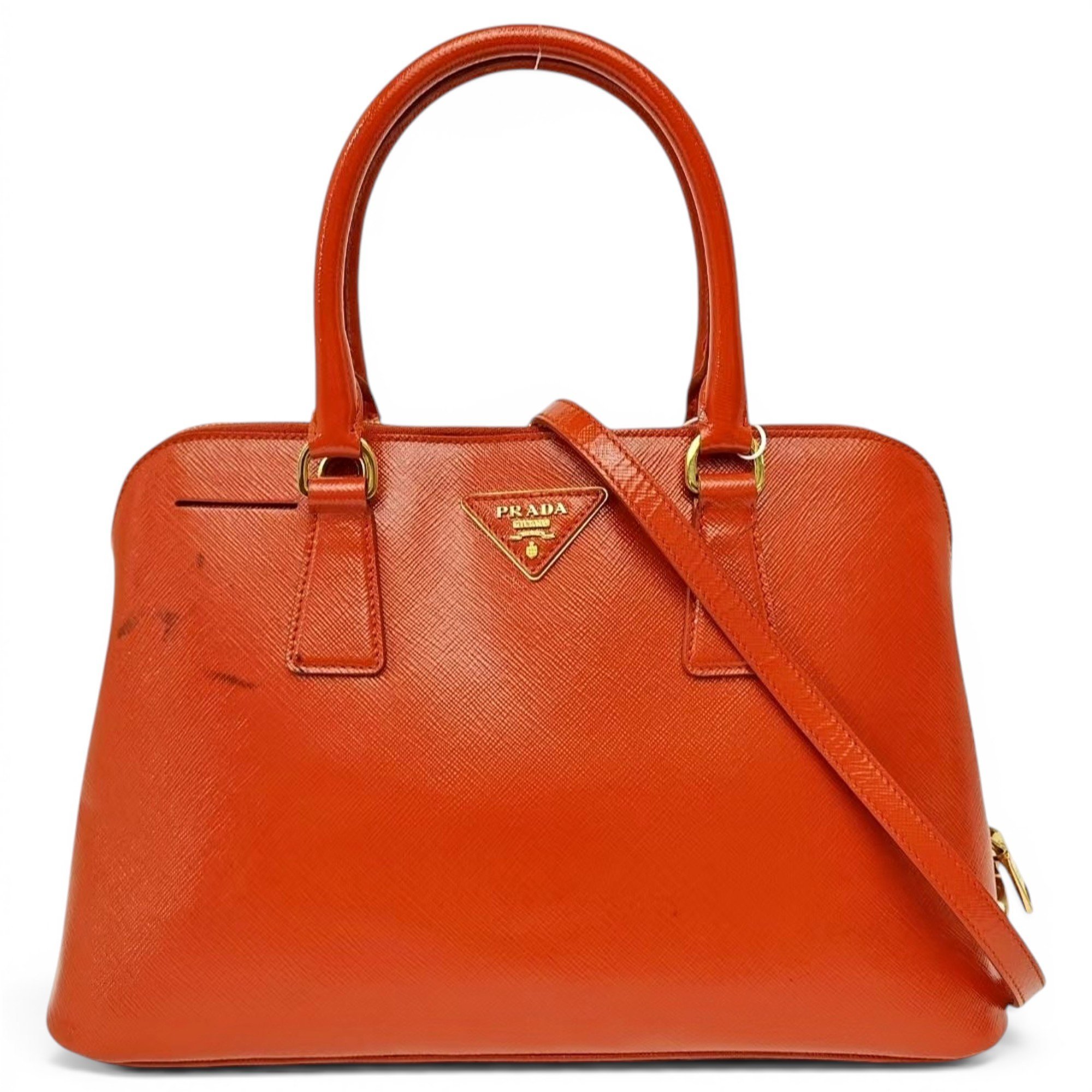 Promenade leather handbag