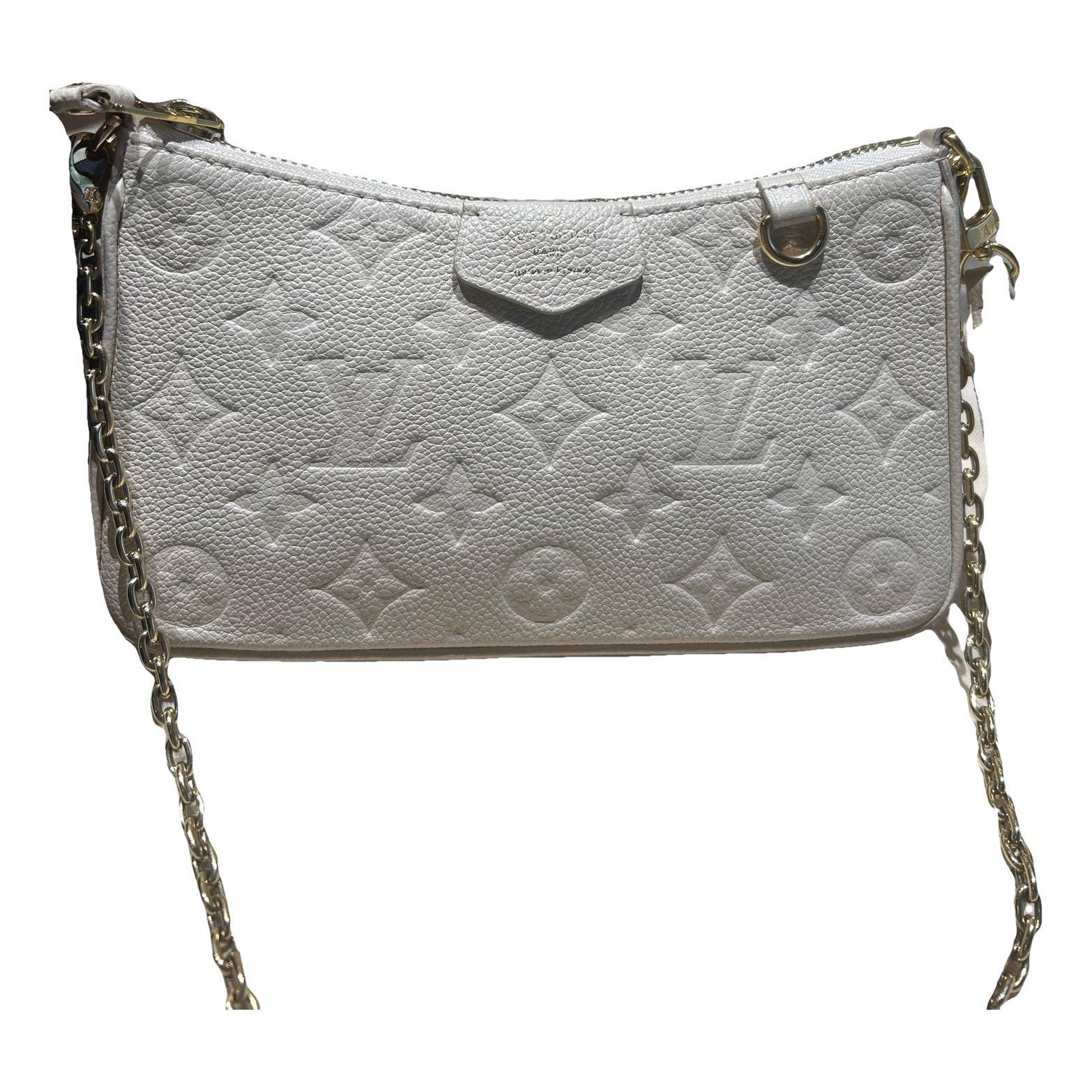 Easy Pouch On Strap leather handbag