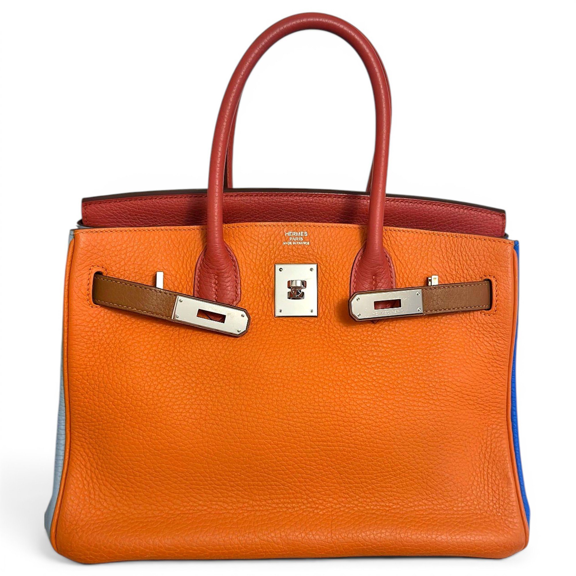 Birkin 30 leather handbag