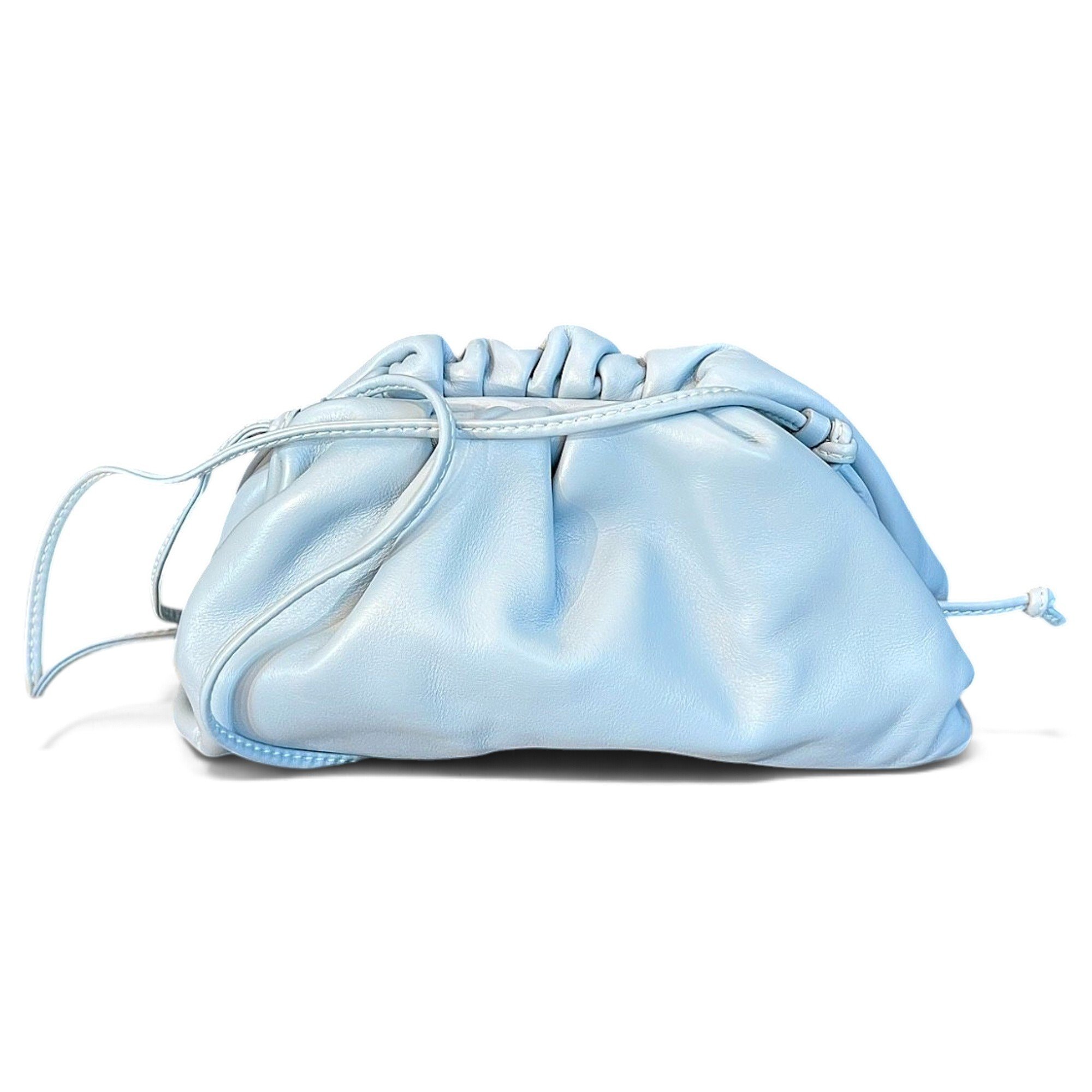 Pouch leather mini bag