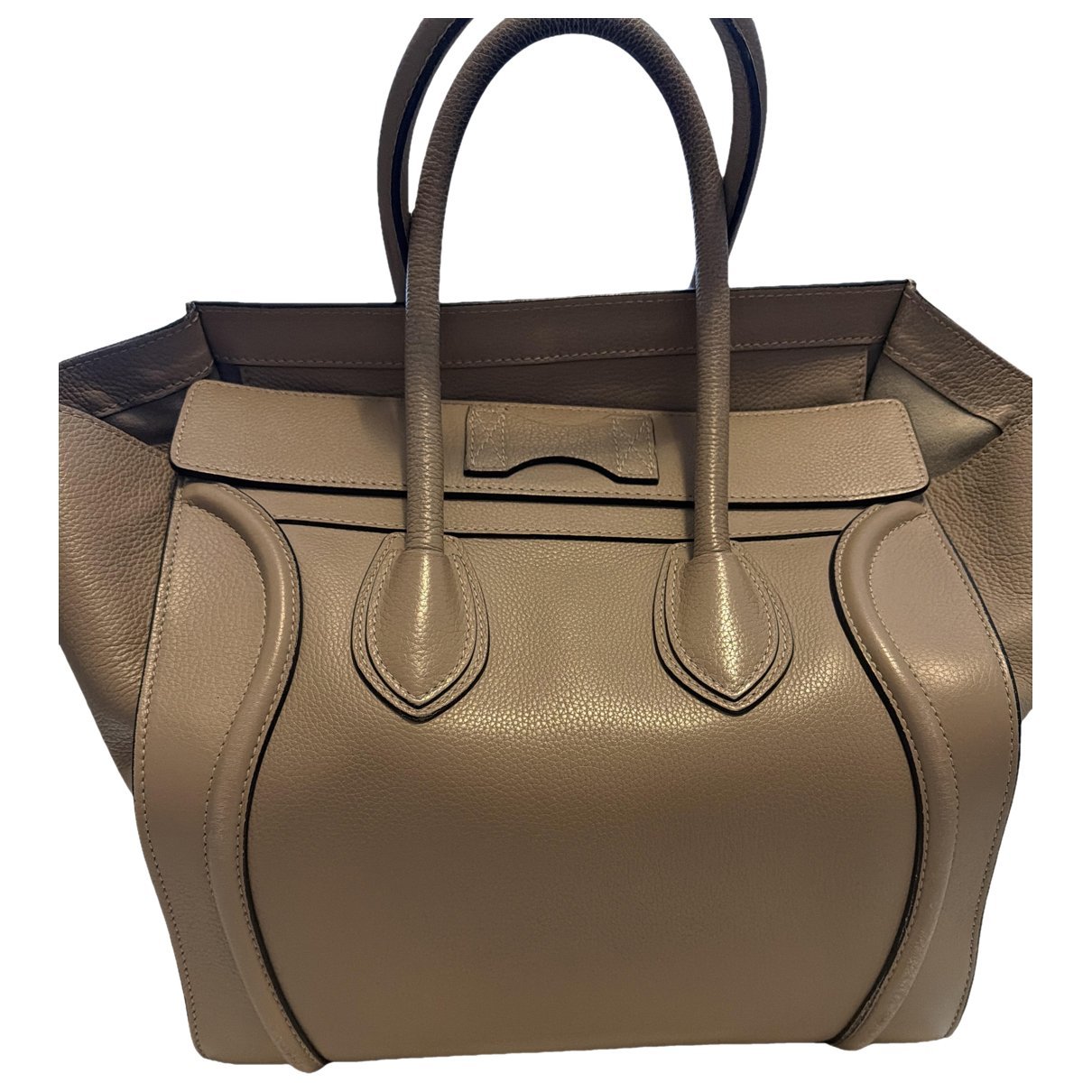 Luggage leather handbag
