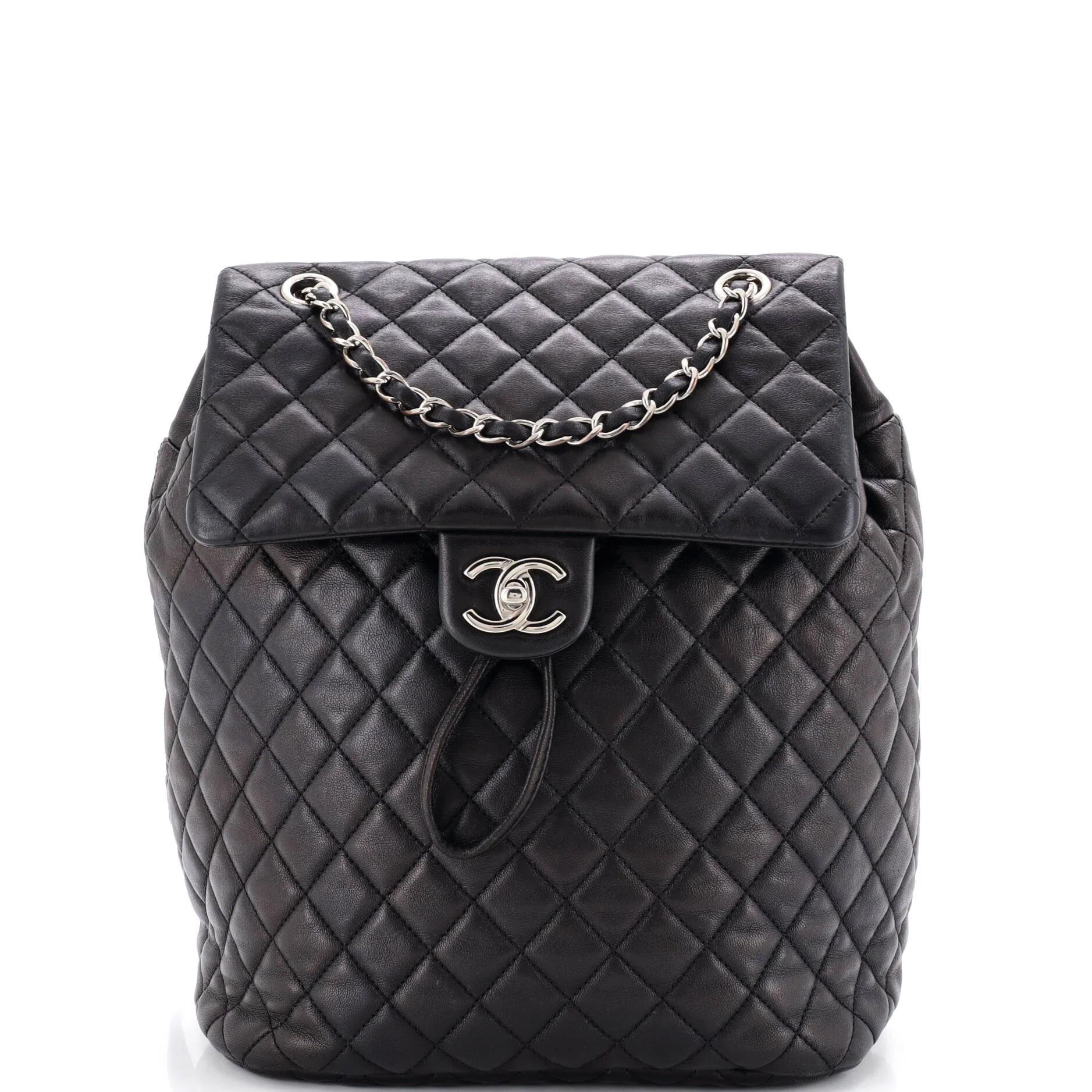 Leather backpack