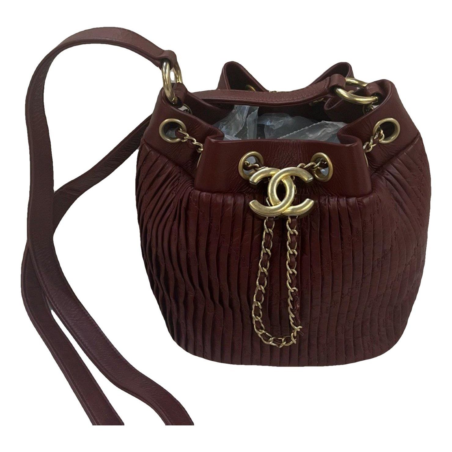 Gabrielle Bucket leather crossbody bag
