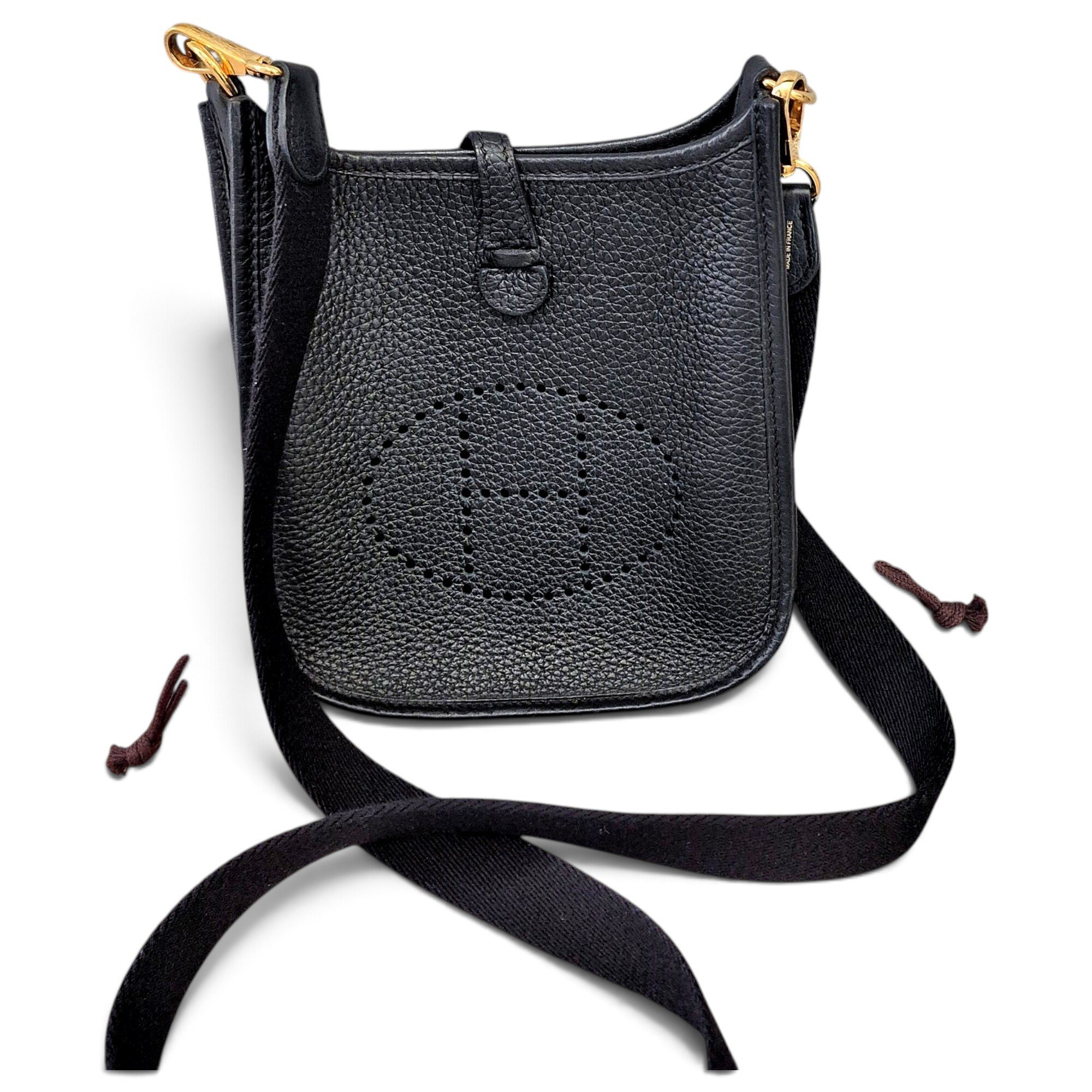 Mini Evelyne leather crossbody bag