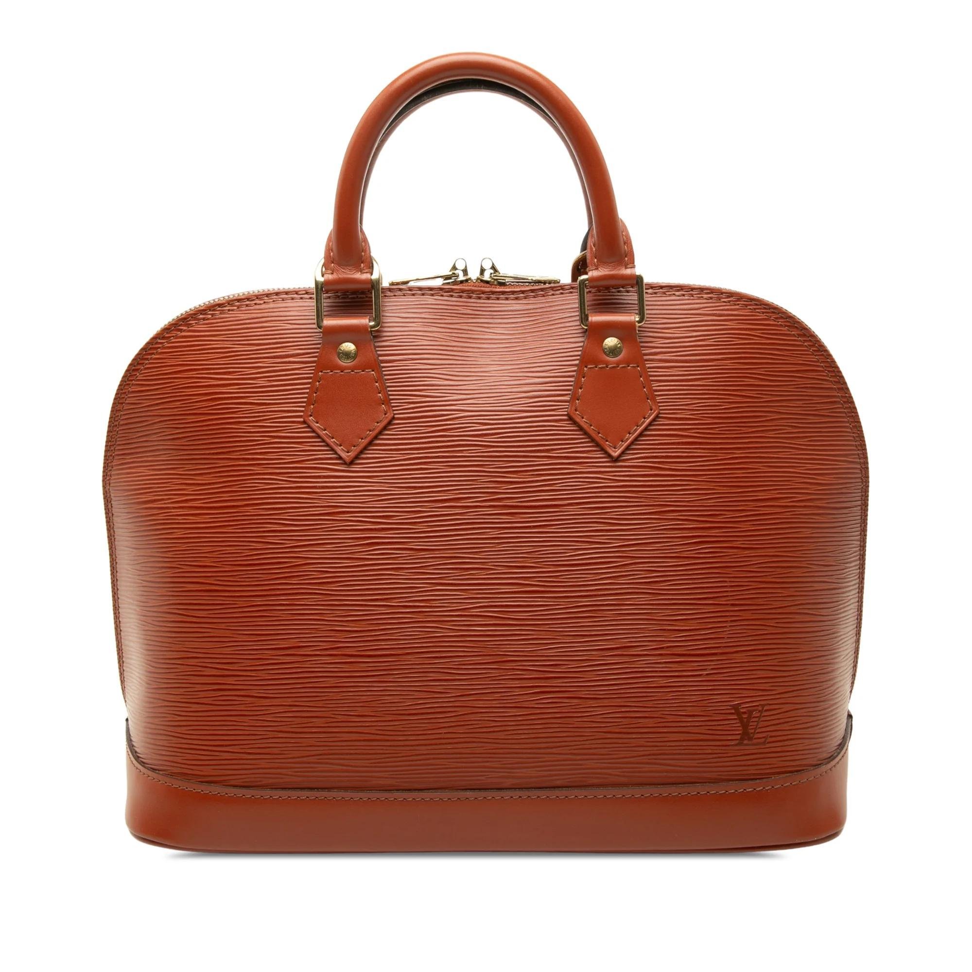 Louis Vuitton Alma leather handbag