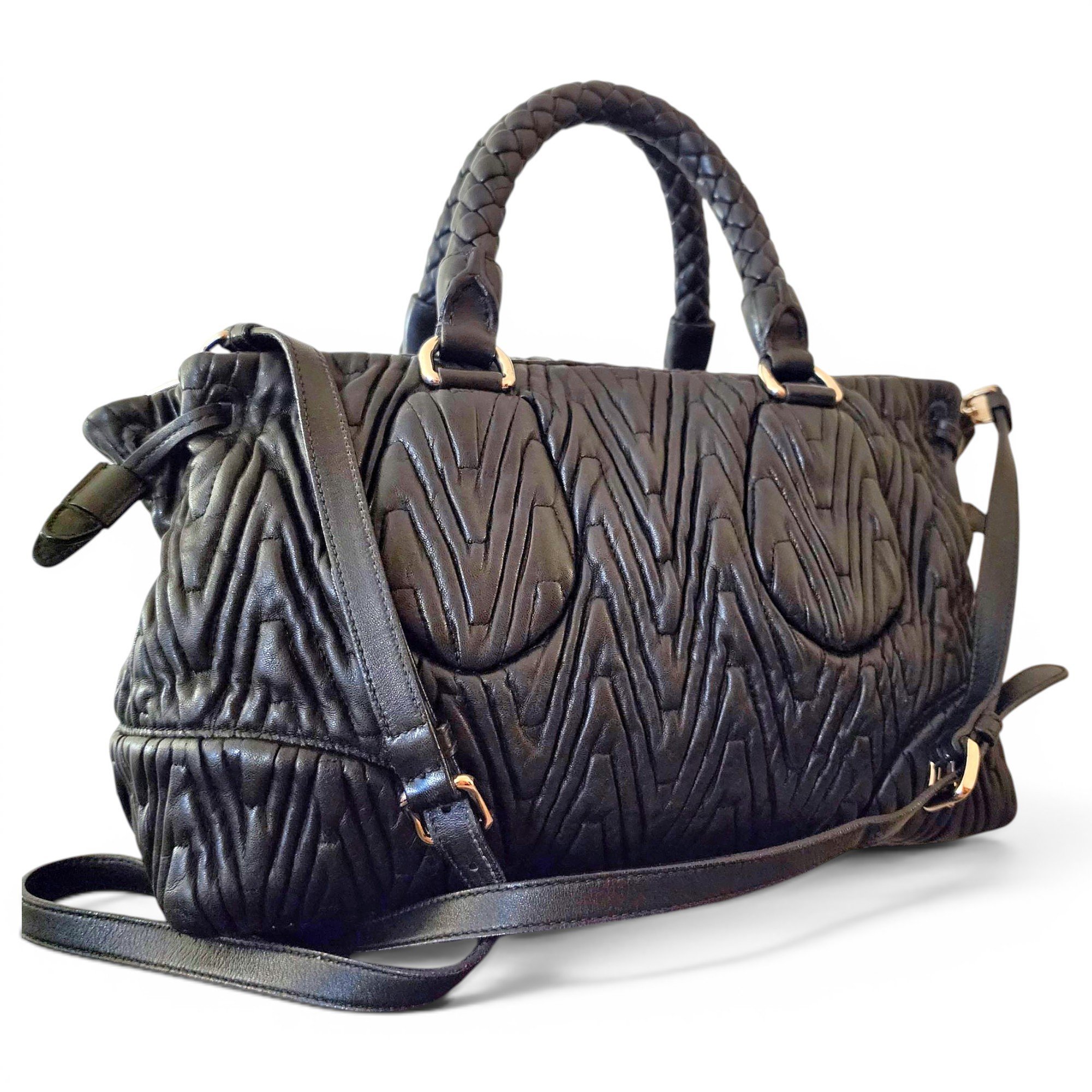 Leather handbag