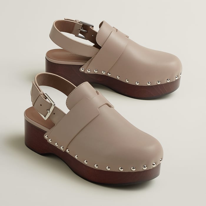 Beige Mastic Hermione Mule