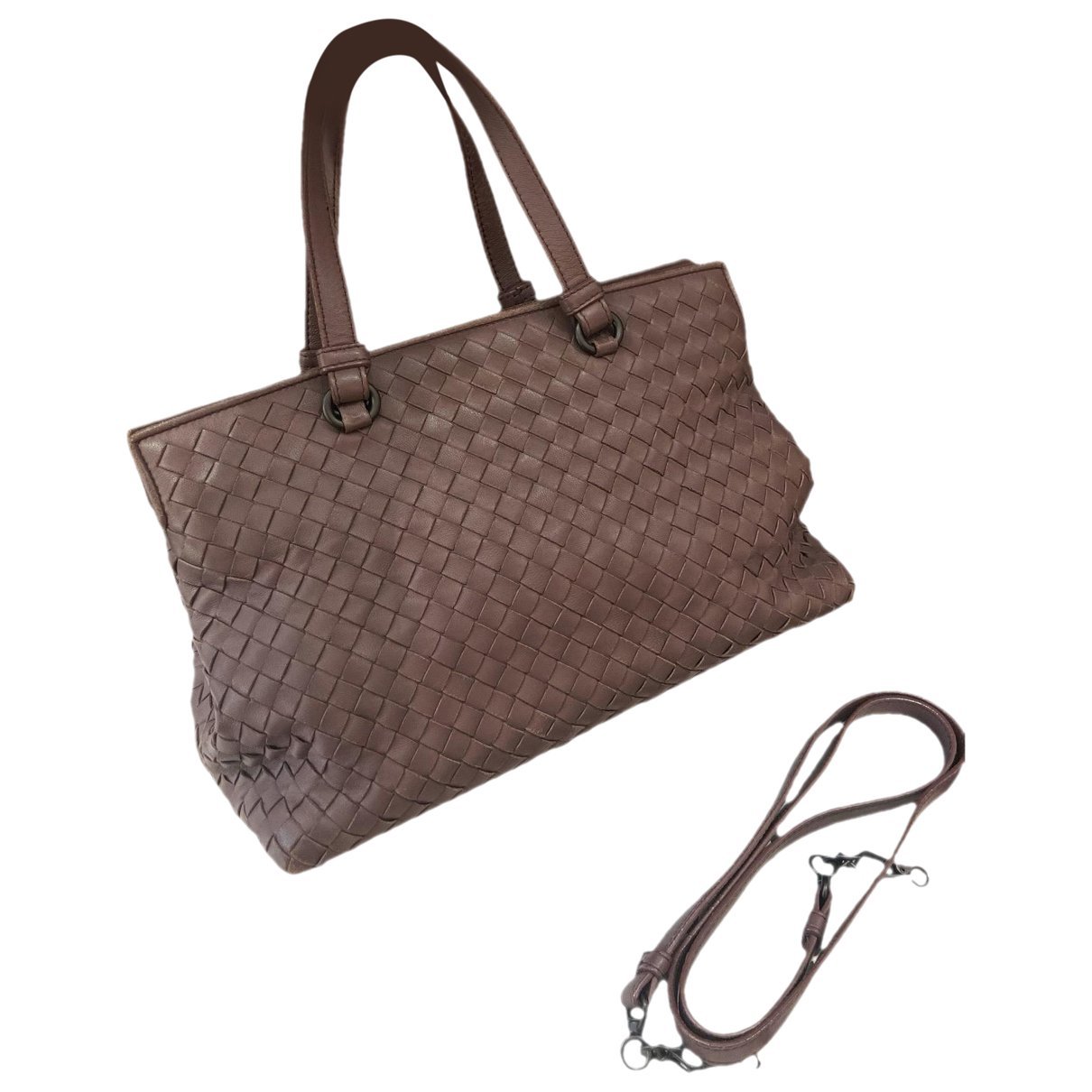 Leather tote