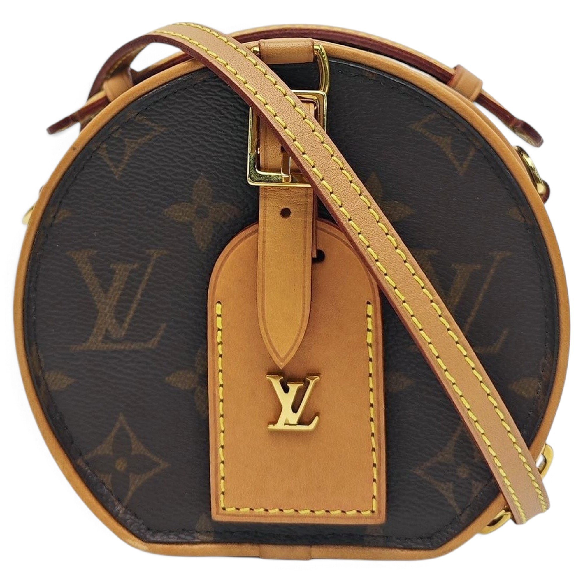 Micro boite chapeau leather handbag