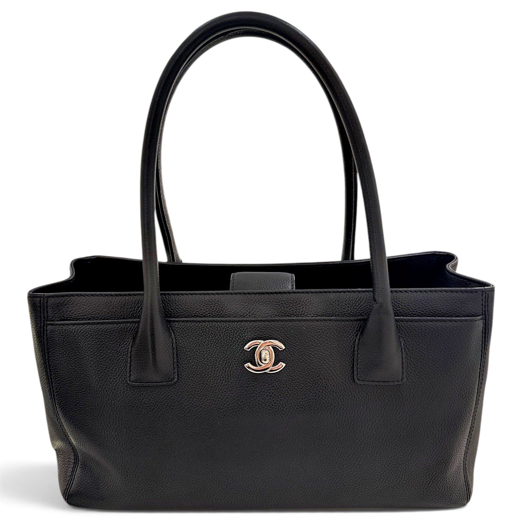 Executive leather tote