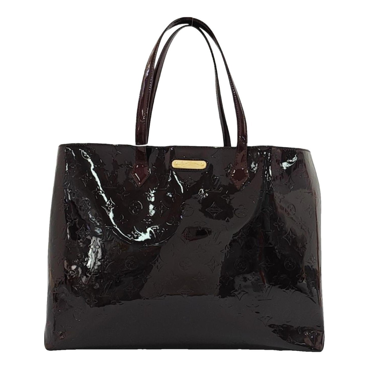 Wilshire patent leather handbag