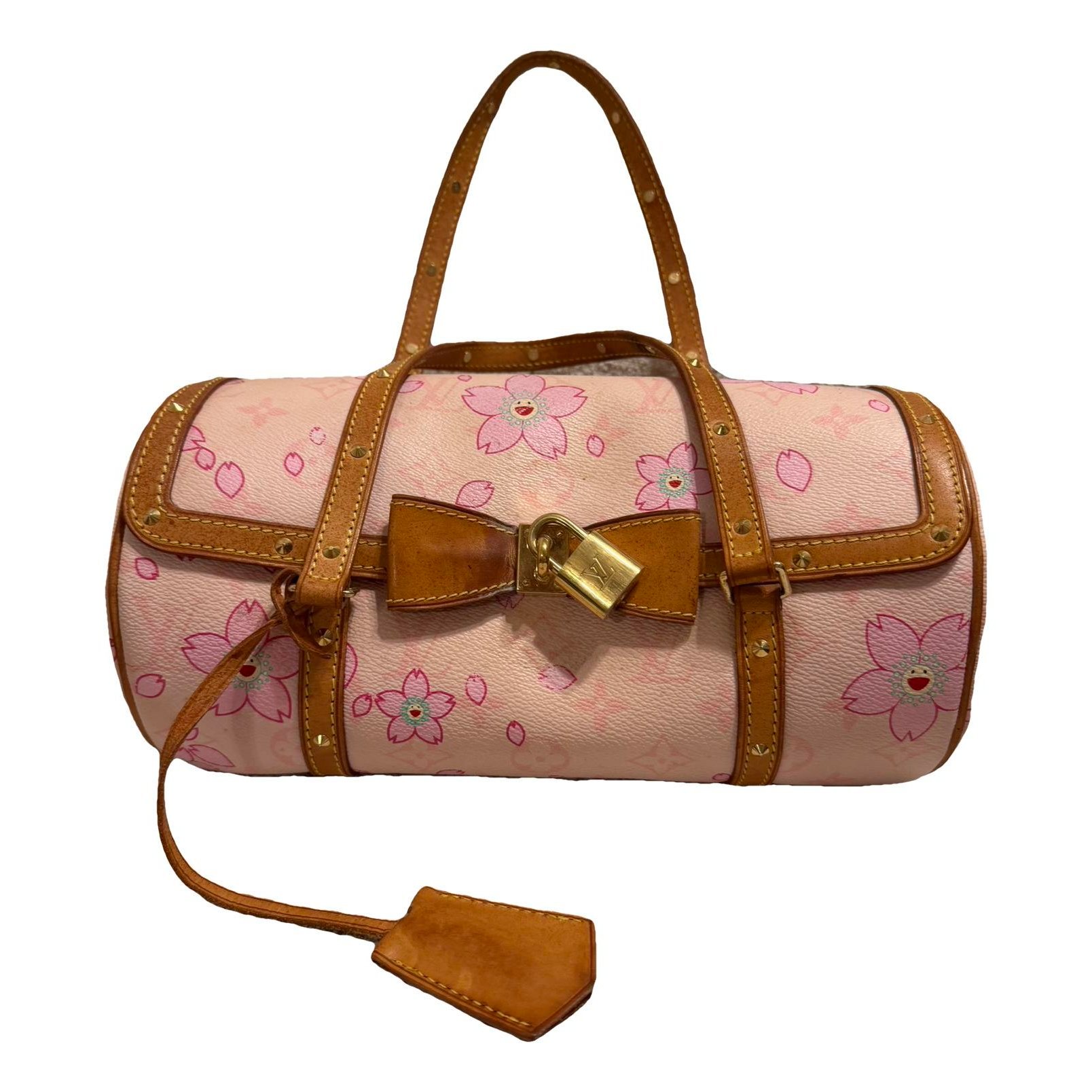 Papillon leather handbag