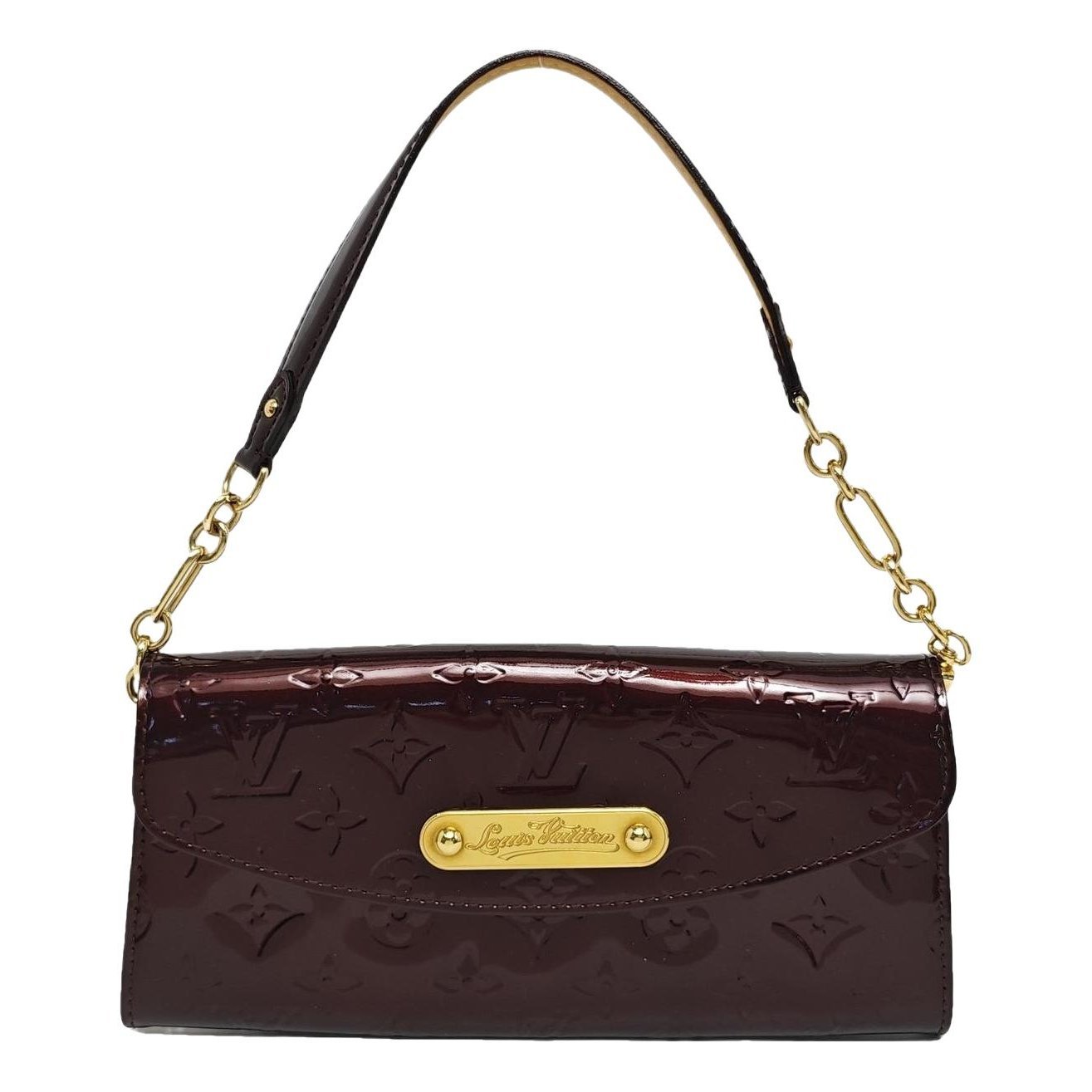 Sunset Boulevard patent leather handbag