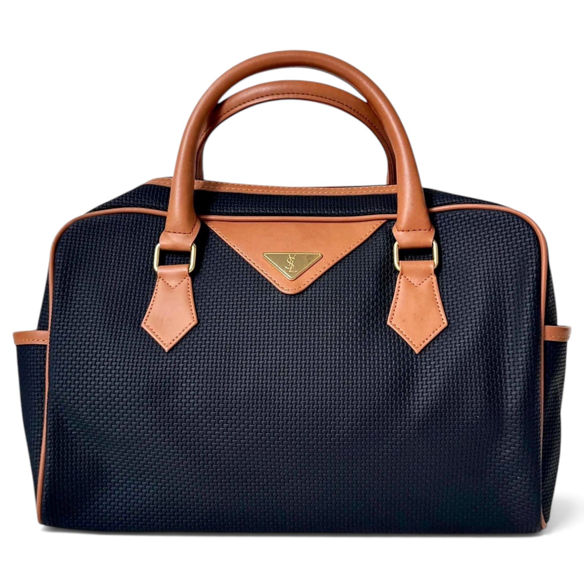 Leather bowling bag