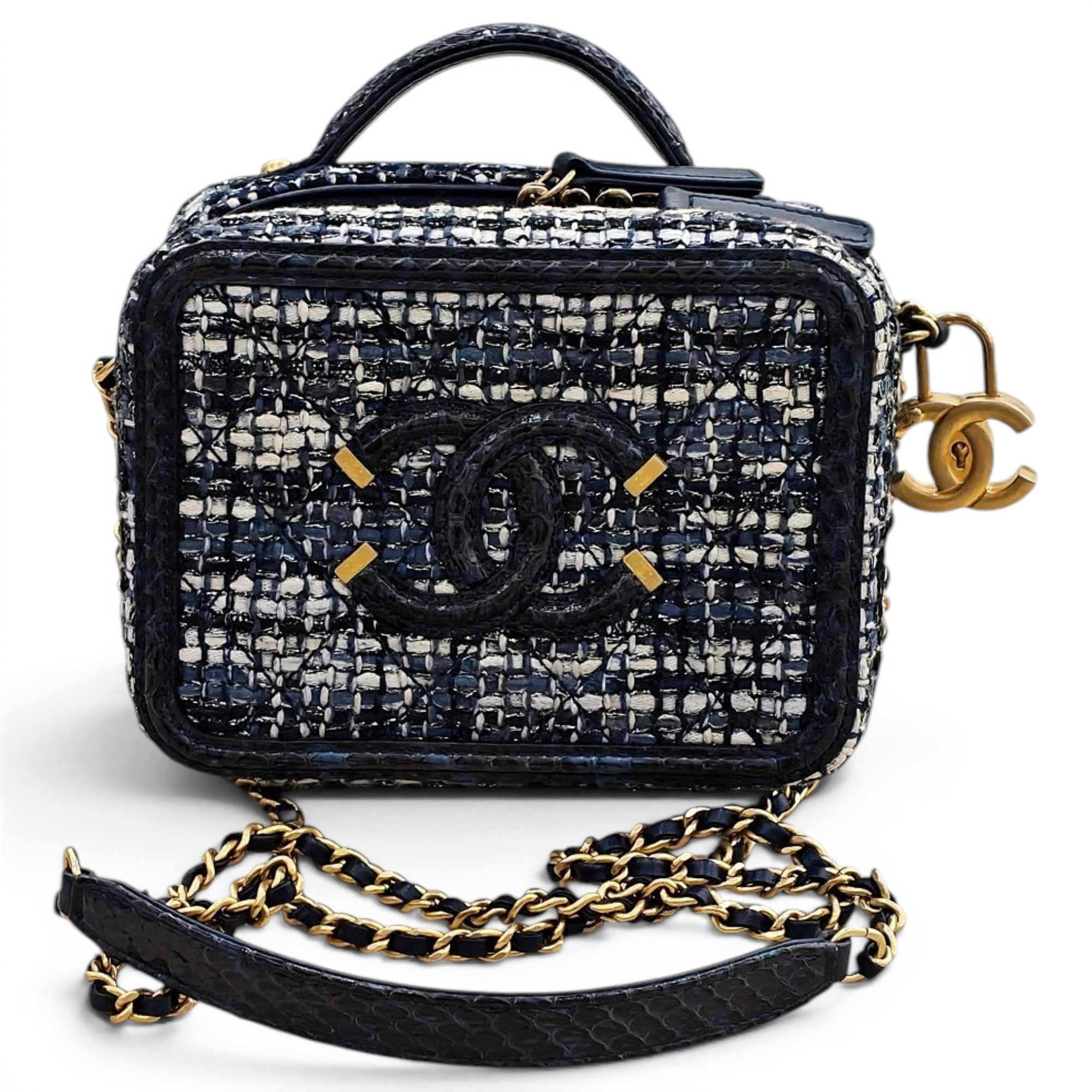 Vanity leather mini bag