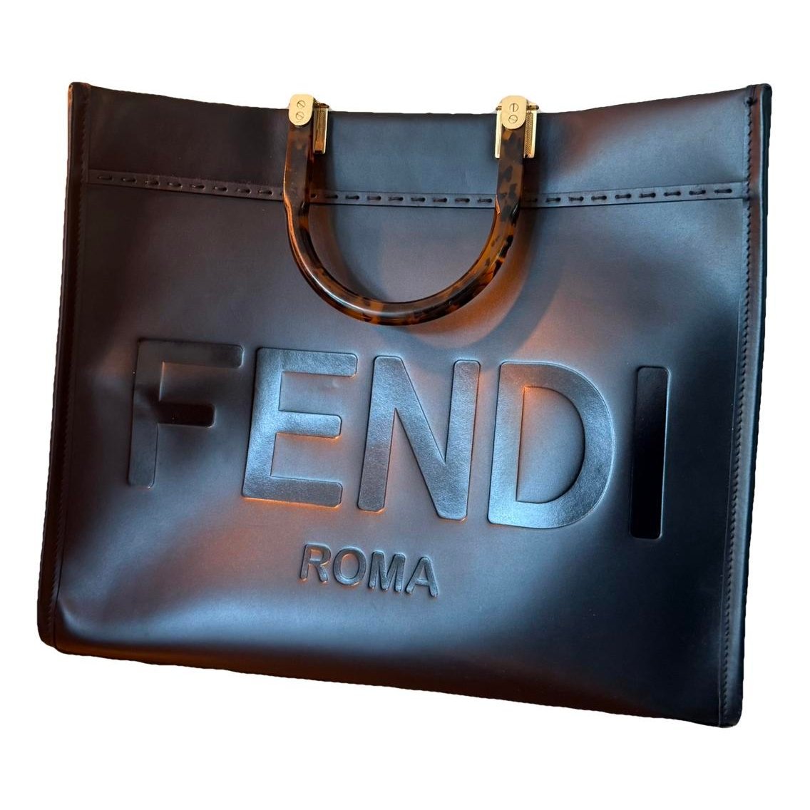 Sunshine leather tote