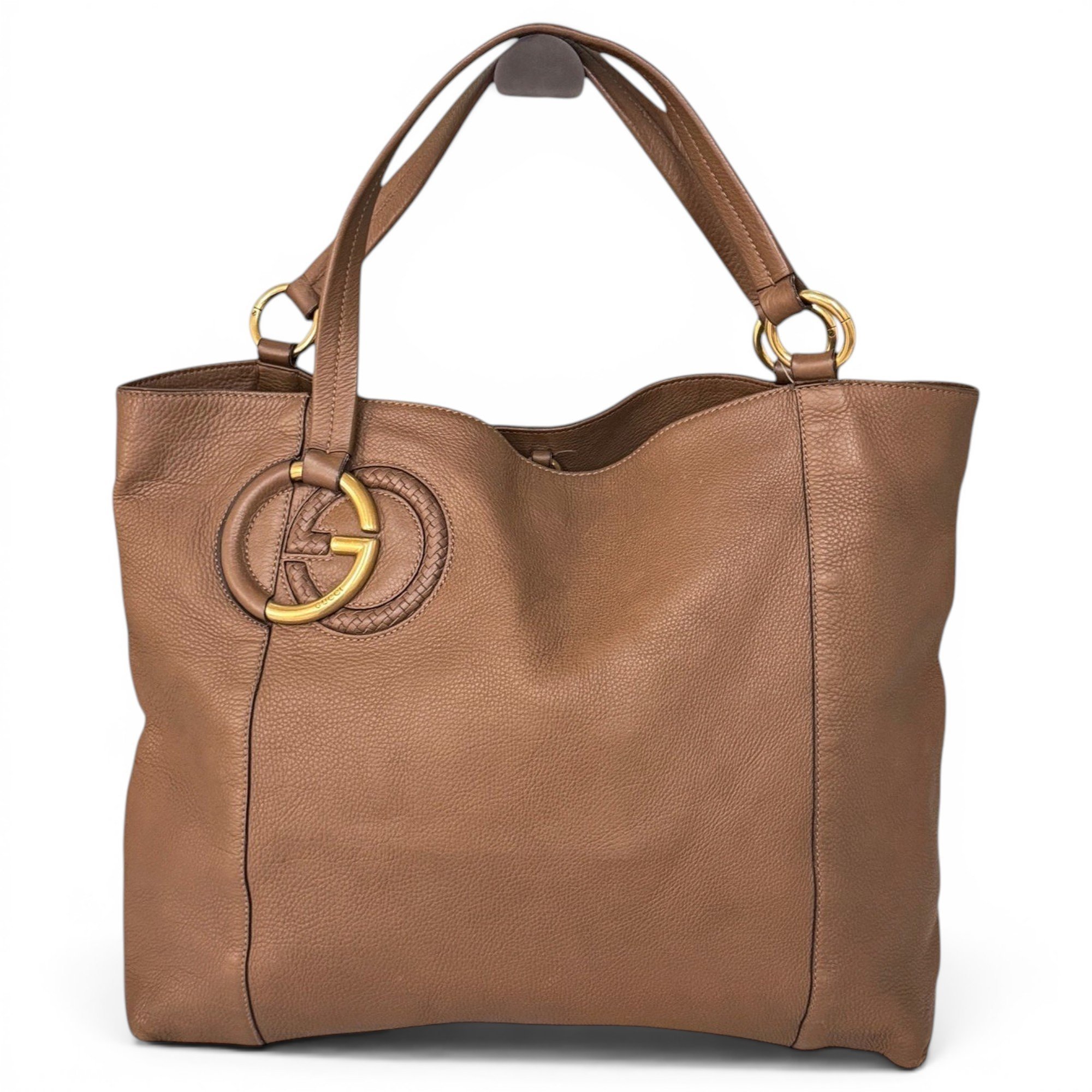 Leather tote
