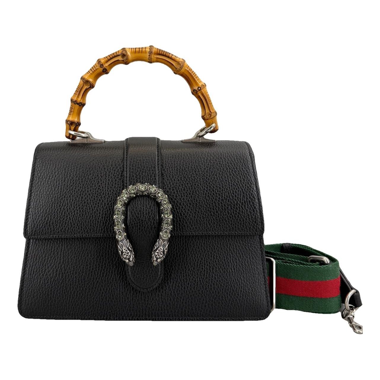 Dionysus Bamboo leather handbag