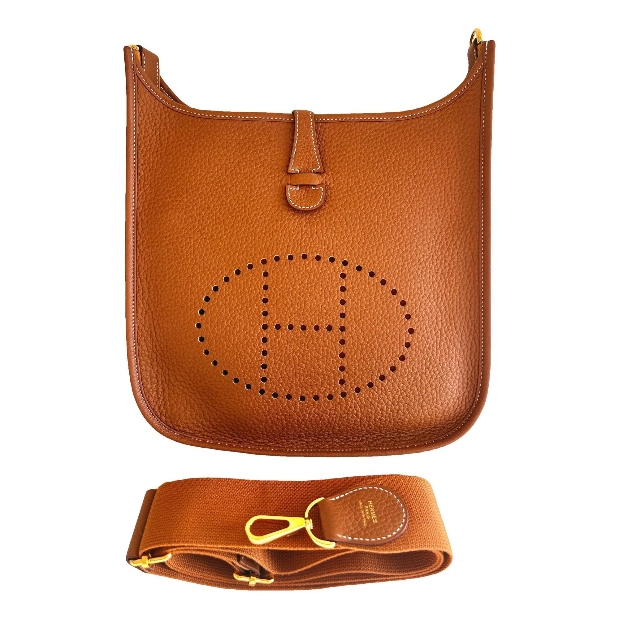 Evelyne leather handbag