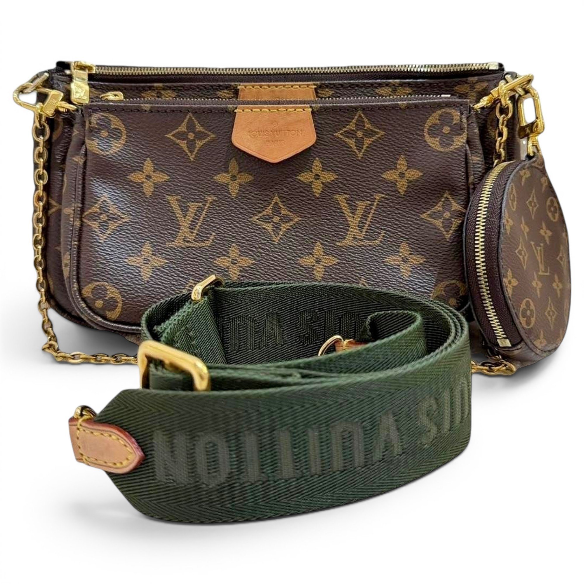 Multi Pochette Accessoires leather handbag