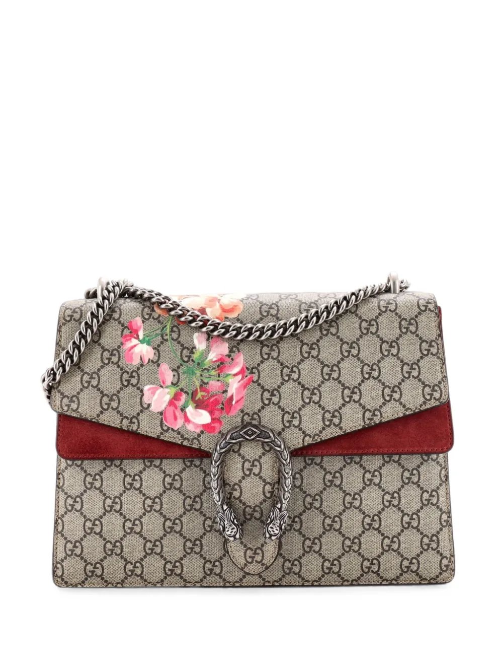 Dionysus Bag Blooms Print GG Coated Canvas Medium shoulder bag