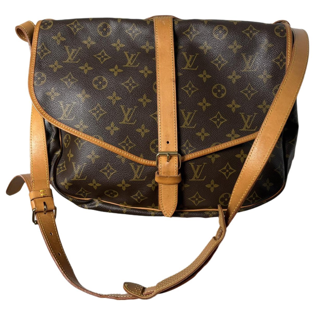 Saumur leather crossbody bag